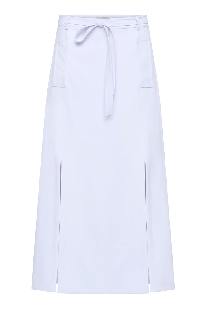 Galina Performance Twill Belted Skirt