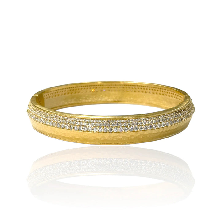 Gold Pave Noma Bangle