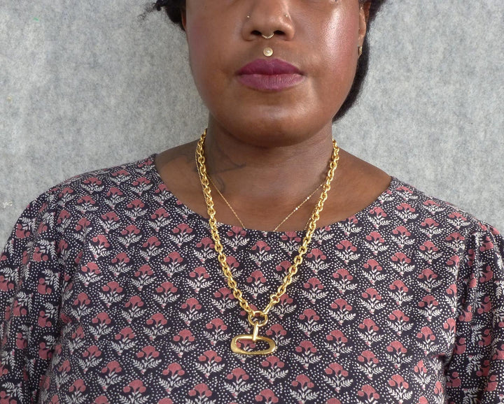 Gold To Me Small Pendant Necklace