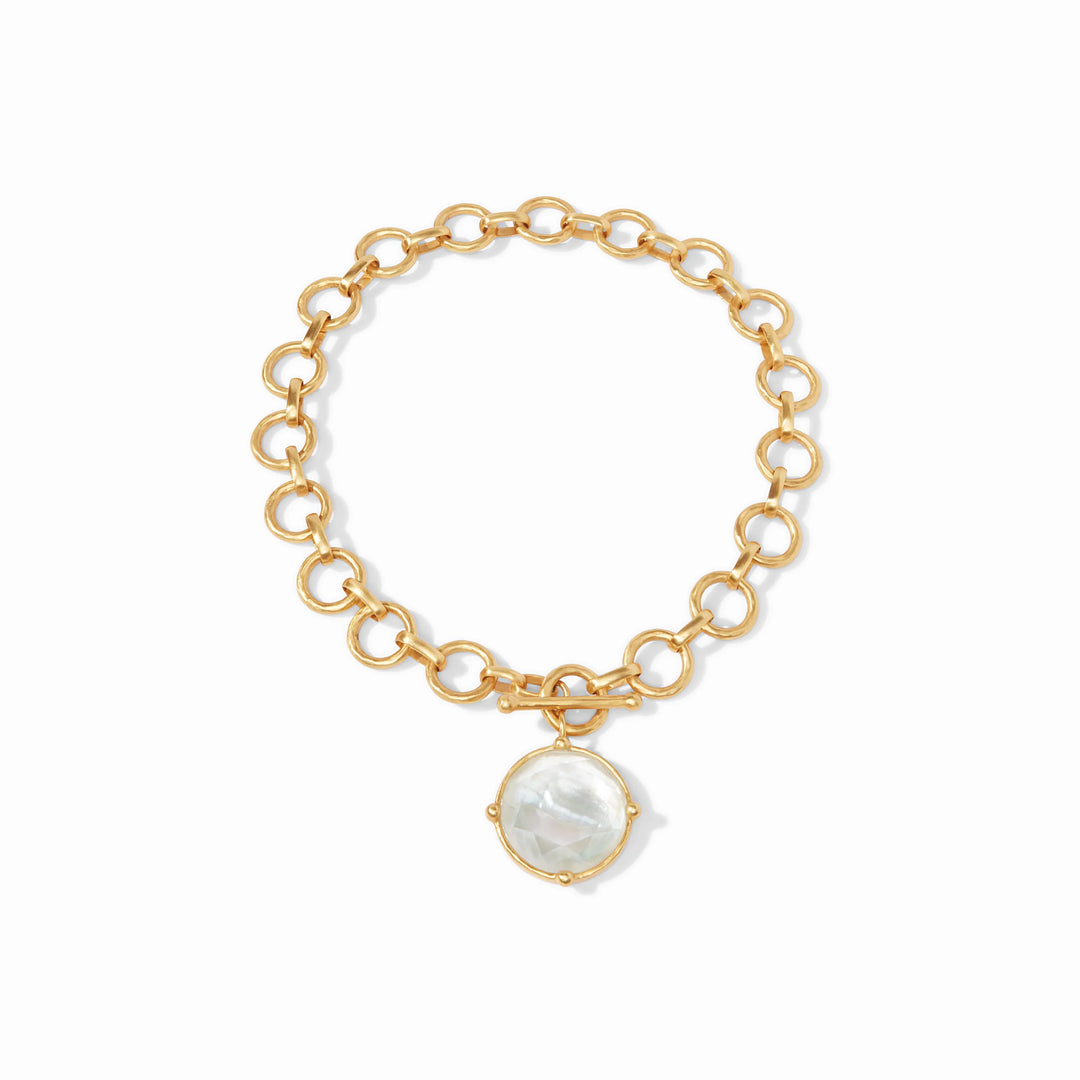 Honeybee Statement Necklace - Pearl