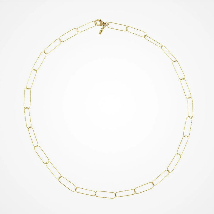 Arabesque Clip Necklace - Gold