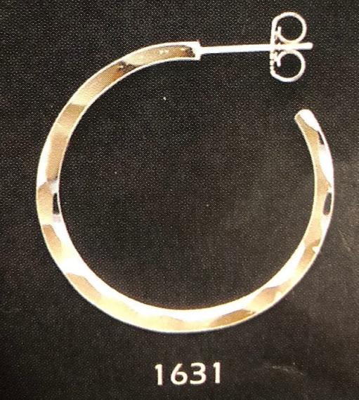 Hammered Hoops - Small