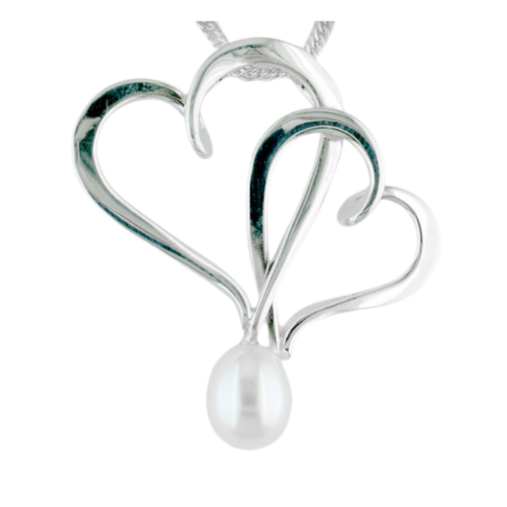 Kissing Hearts Pendant