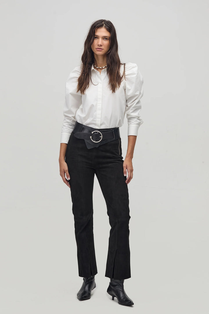 Lola Poplin Shirt - White