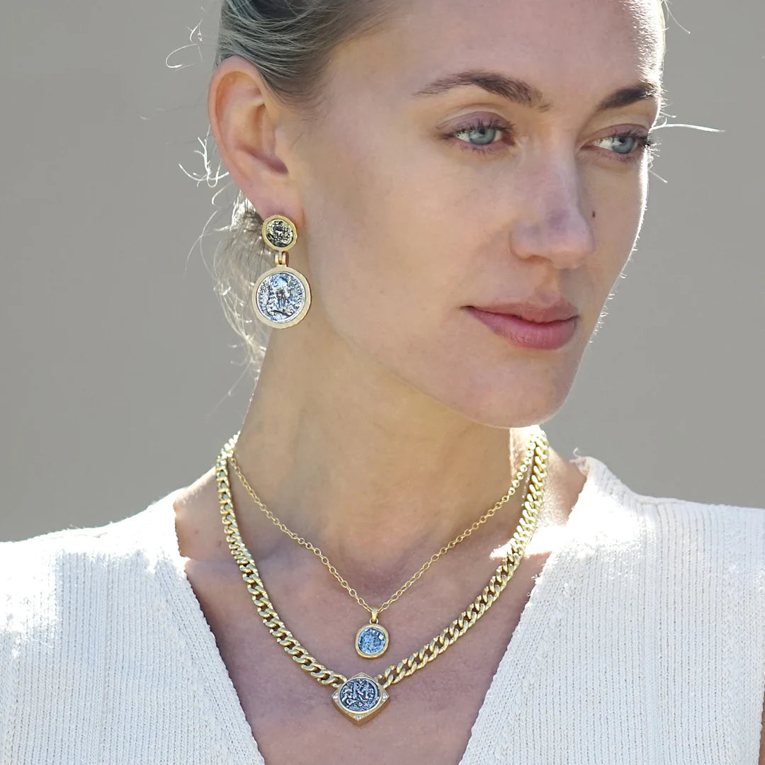 Gold Nico Coin Necklace