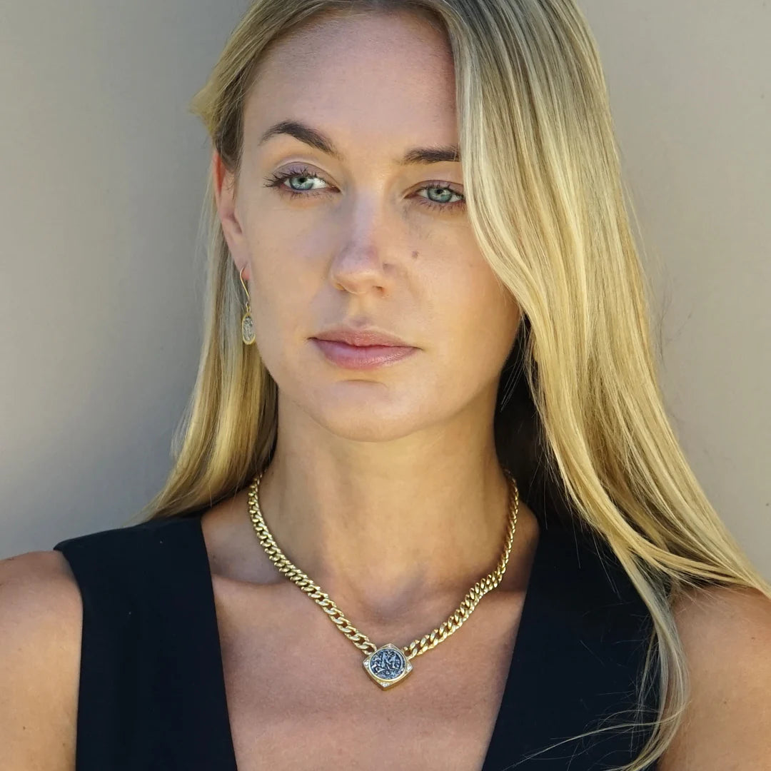 Gold Nico Coin Necklace