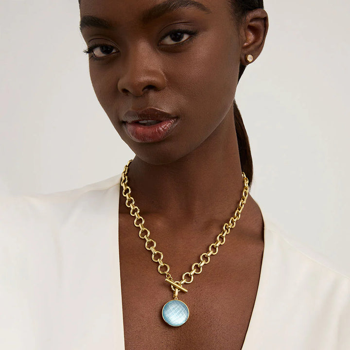 Knockout Collar - Iridescent Sky Blue