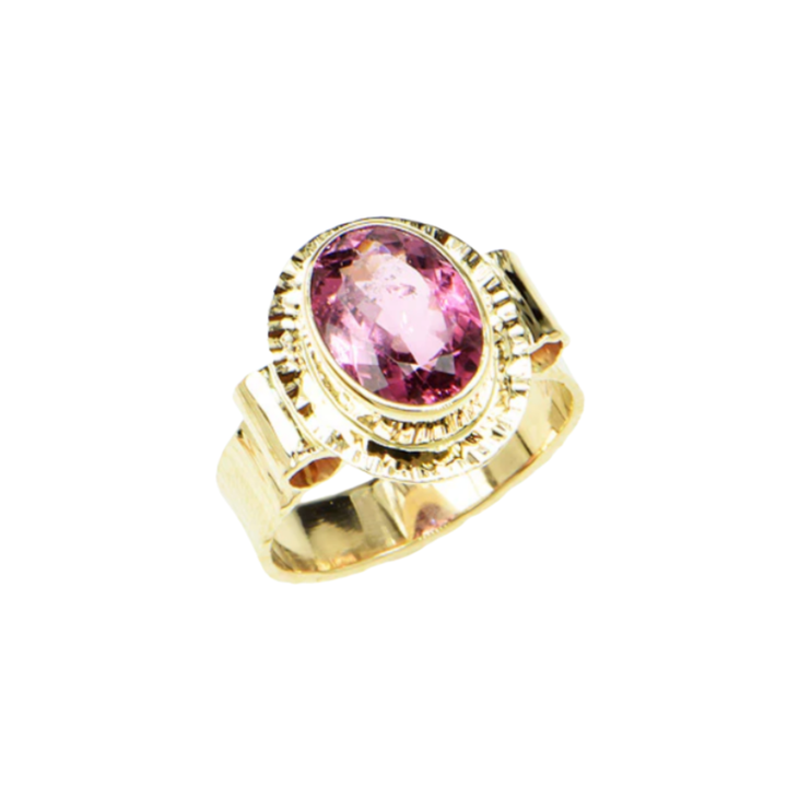Pink Tourmaline Ring