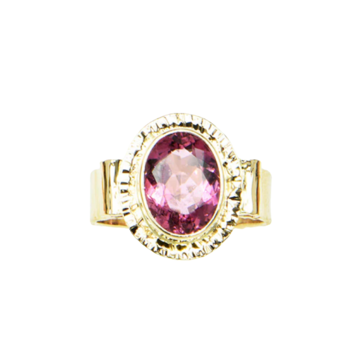 Pink Tourmaline Ring