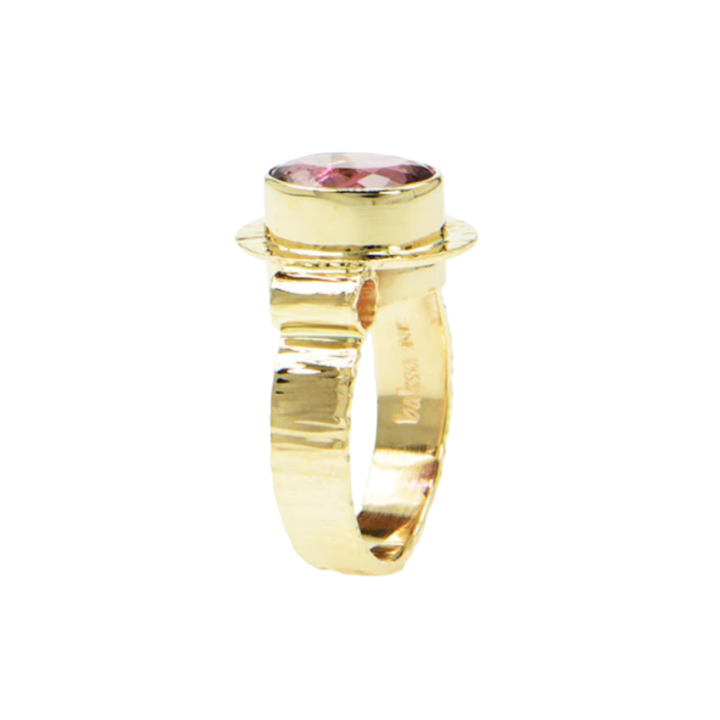 Pink Tourmaline Ring