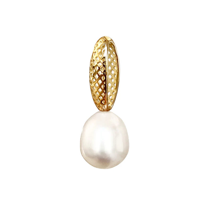 Crownwork® Chain Slide Pendant with South Sea Pearl