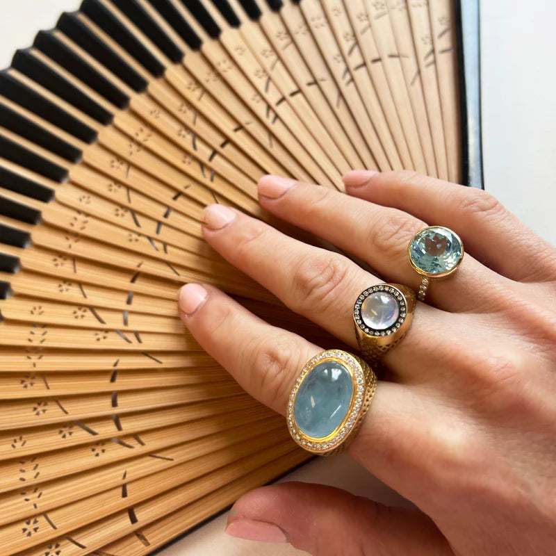 Moonstone Signet Ring