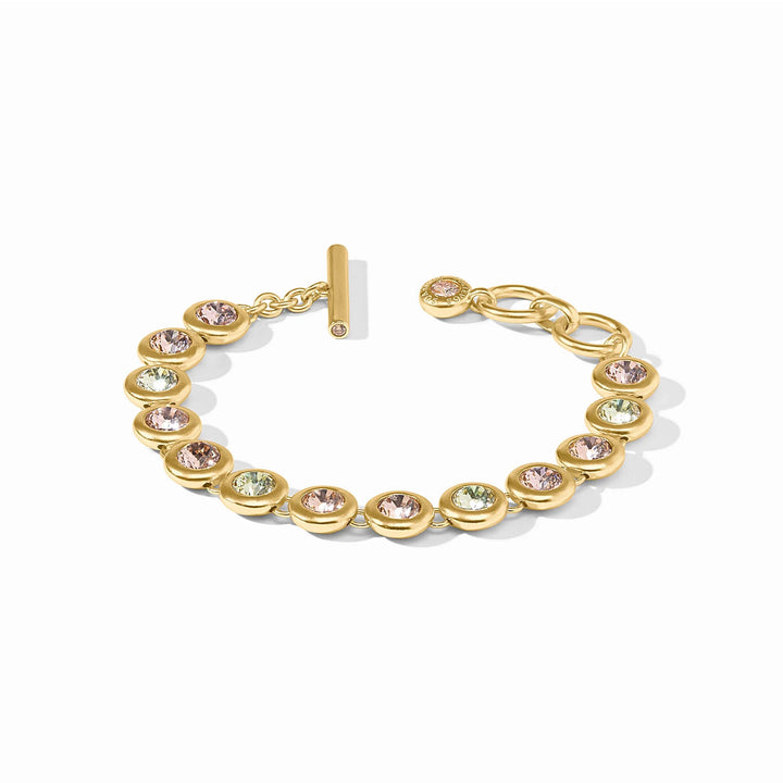 Rainbow Tennis Bracelet - Champagne Radiance
