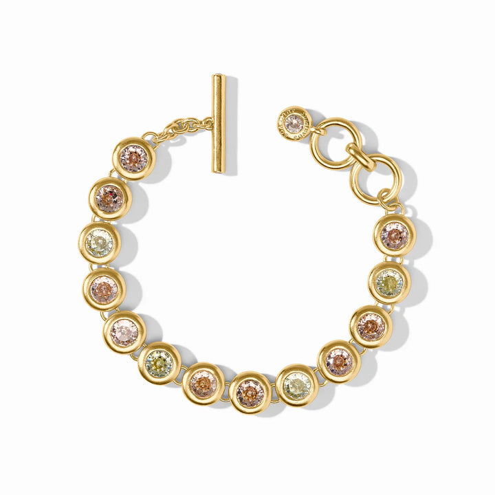 Rainbow Tennis Bracelet - Champagne Radiance