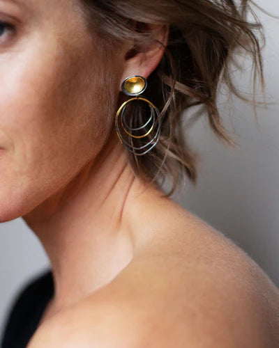 Ripple Rim Earrings