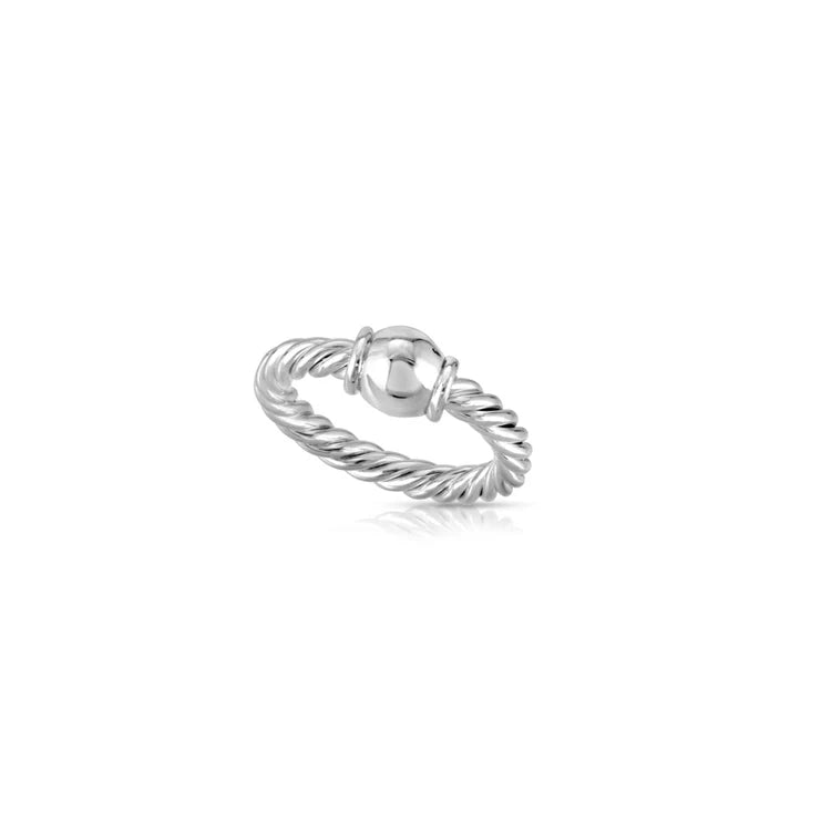 Cape Cod Twist Ring - Silver