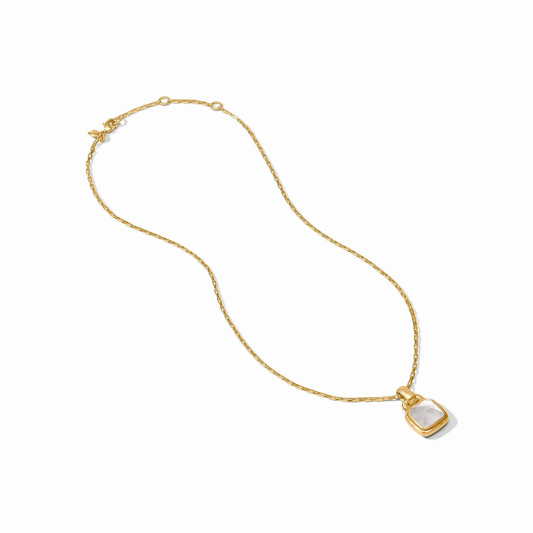 Sahara Solitaire Necklace - Emerald Green