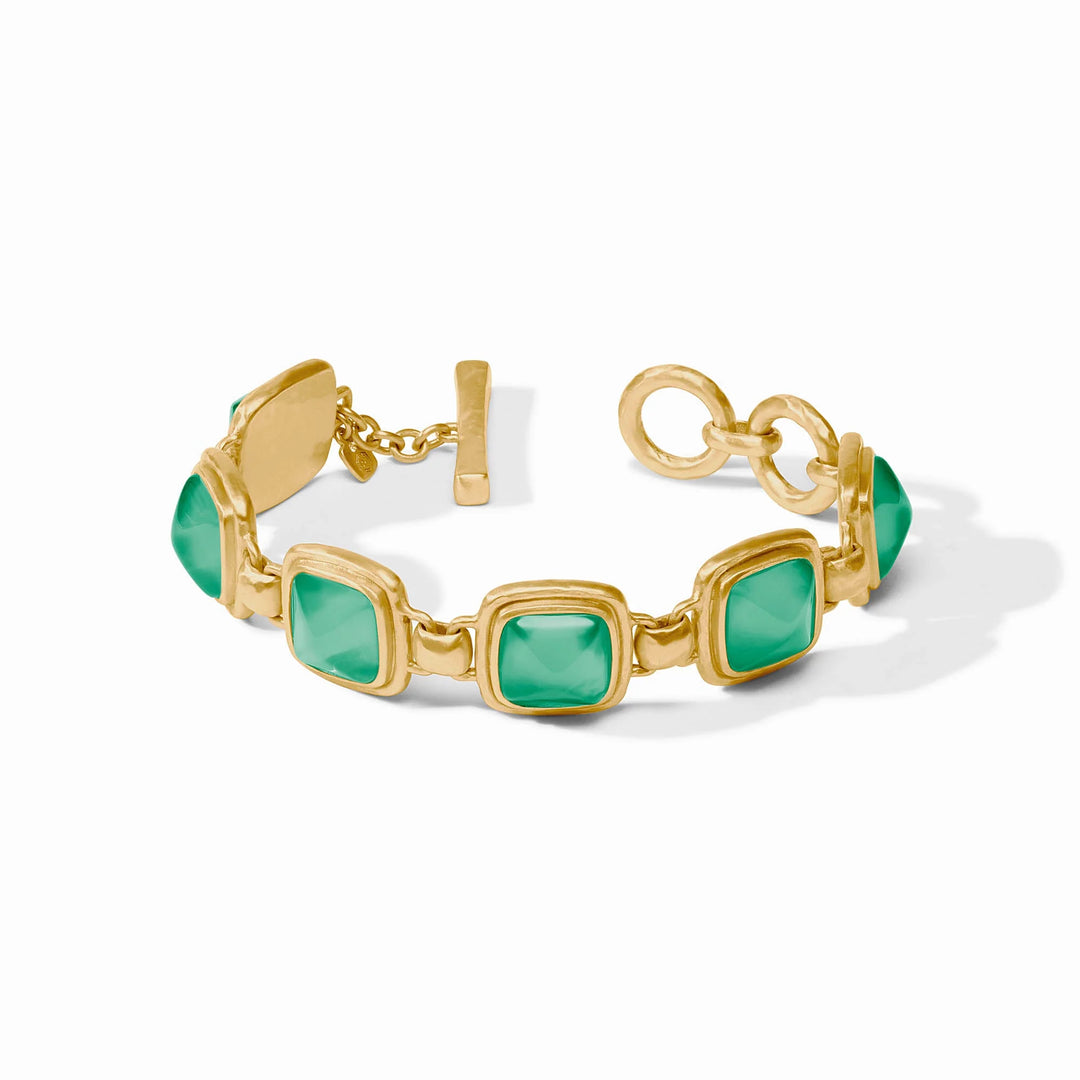 Sahara Stone Bracelet - Iridescent Emerald Green