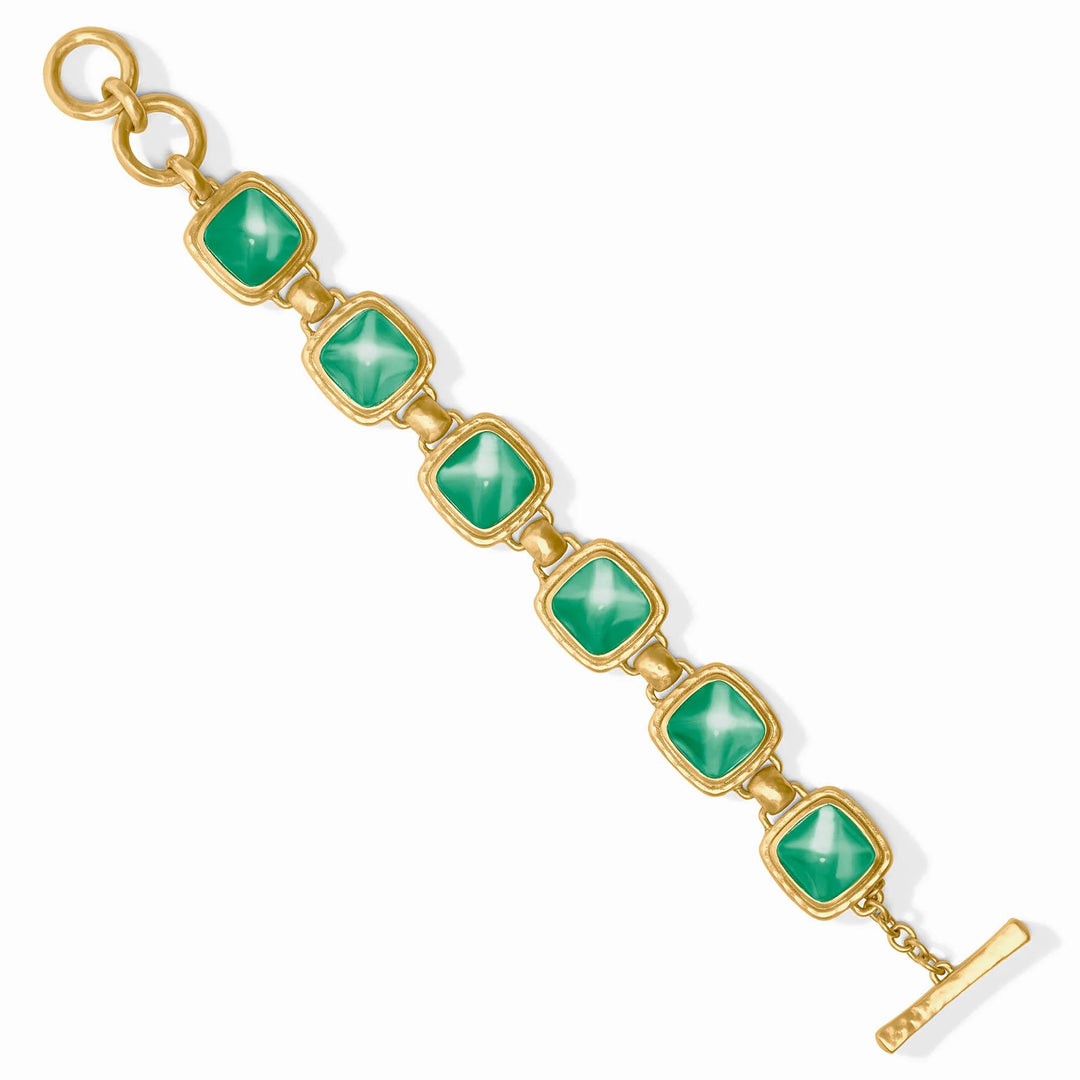 Sahara Stone Bracelet - Iridescent Emerald Green