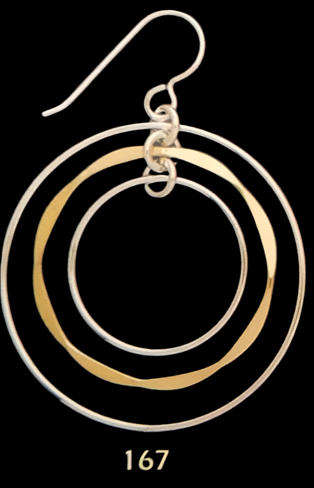 Concentric Rings Earrings