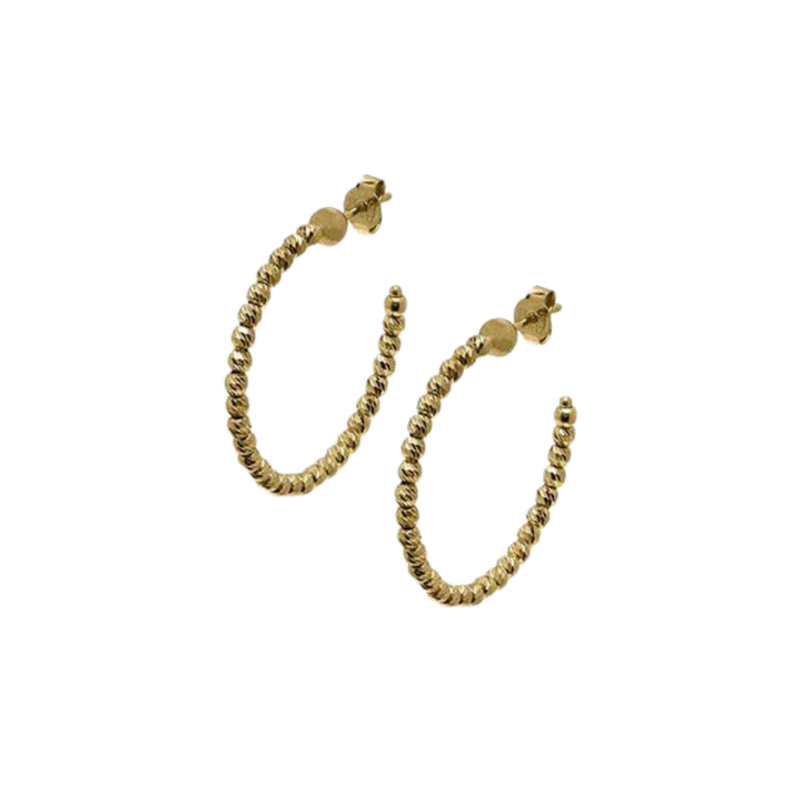 Slash 25 Earrings - Gold