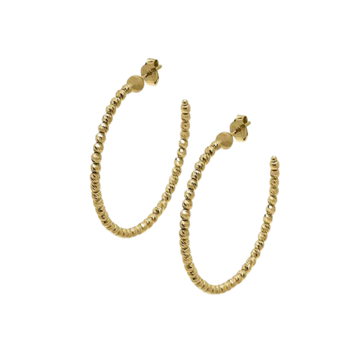 Slash 35 Earrings - Gold