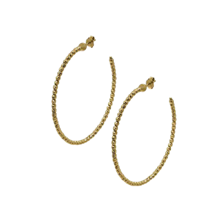 Slash 45 Earrings - Gold