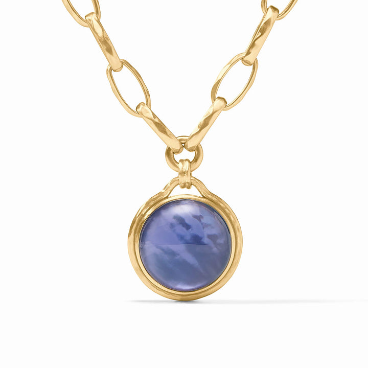 Solara Statement Necklace - Tanzanite Blue