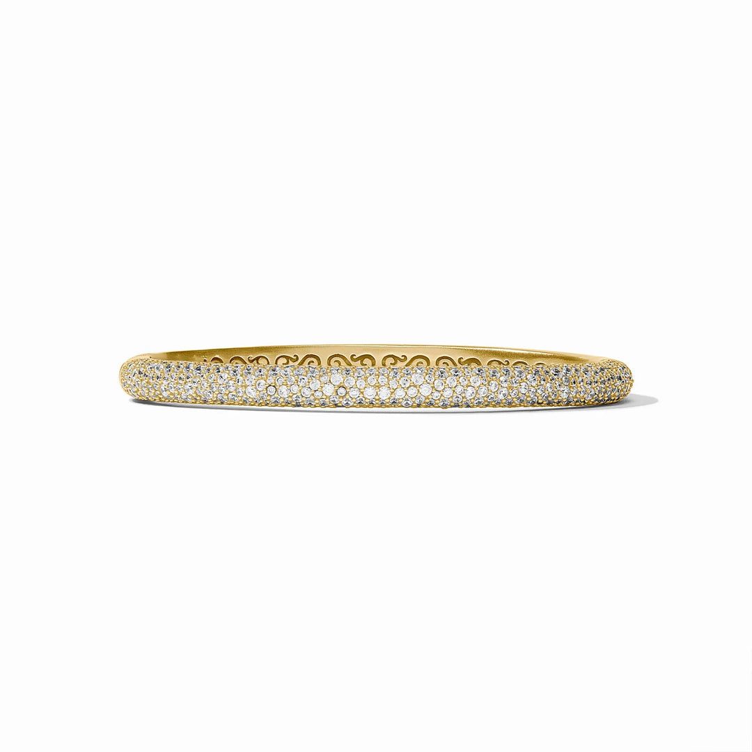 Stardust Hinged Bangle - Cubic Zirconia