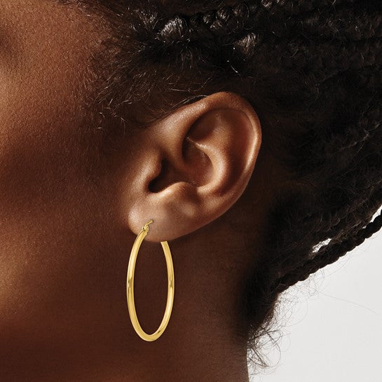 Gold Classic Lightweight Hoops - 35mm