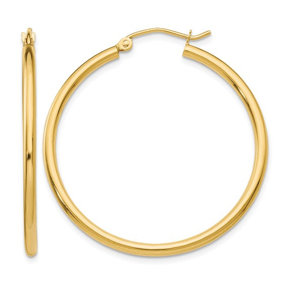Gold Classic Lightweight Hoops - 35mm