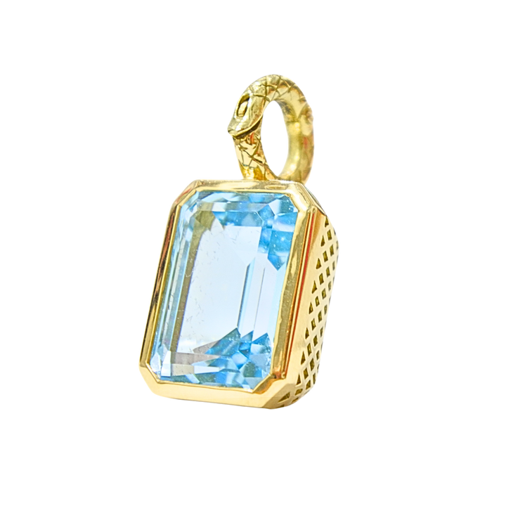 Blue Topaz Pendant