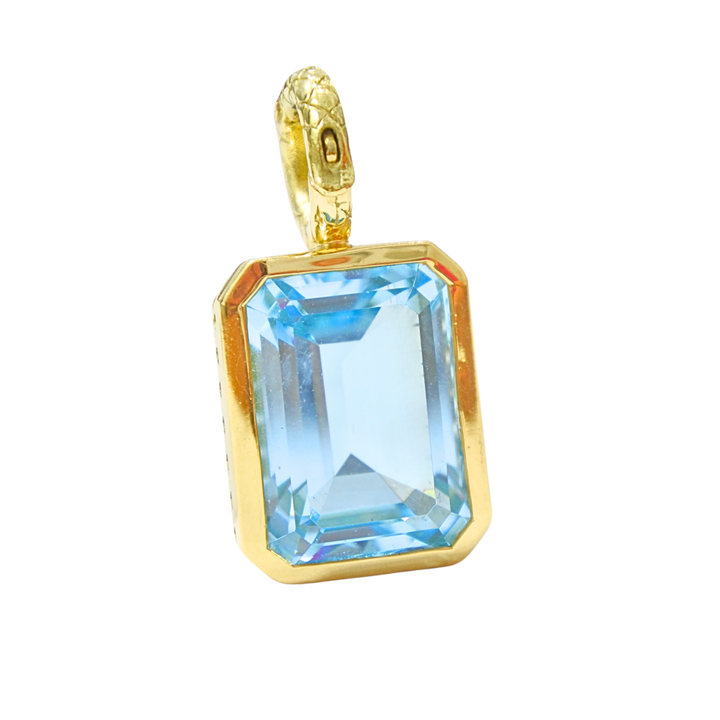 Blue Topaz Pendant