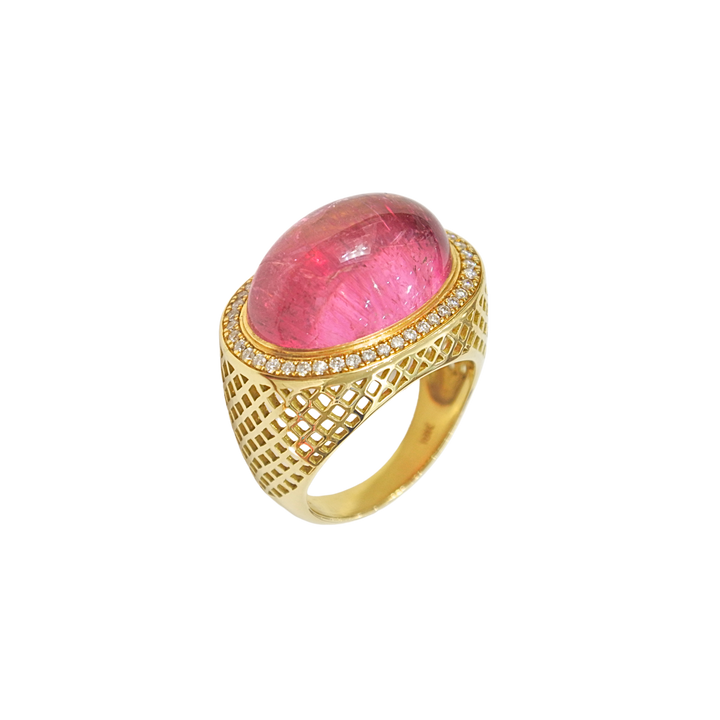 Pink Tourmaline Dress Ring