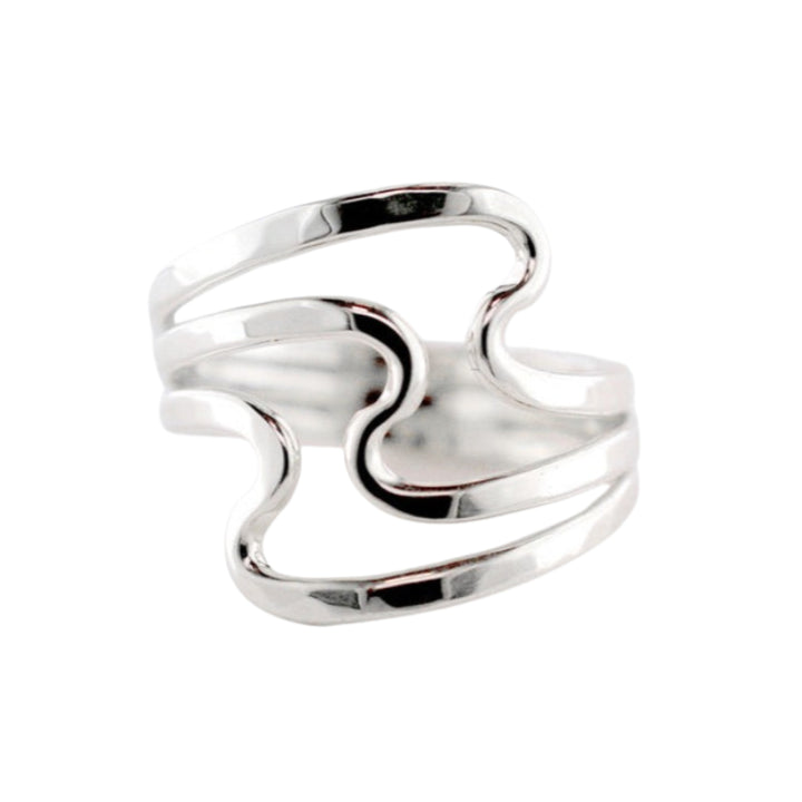 3 Band Snake Ring