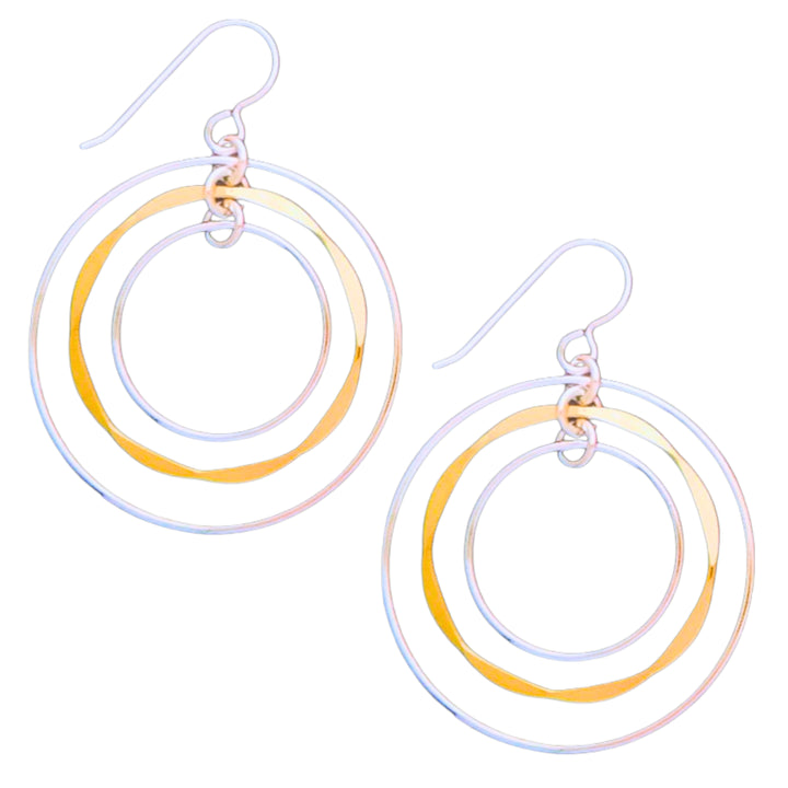 Concentric Rings Earrings