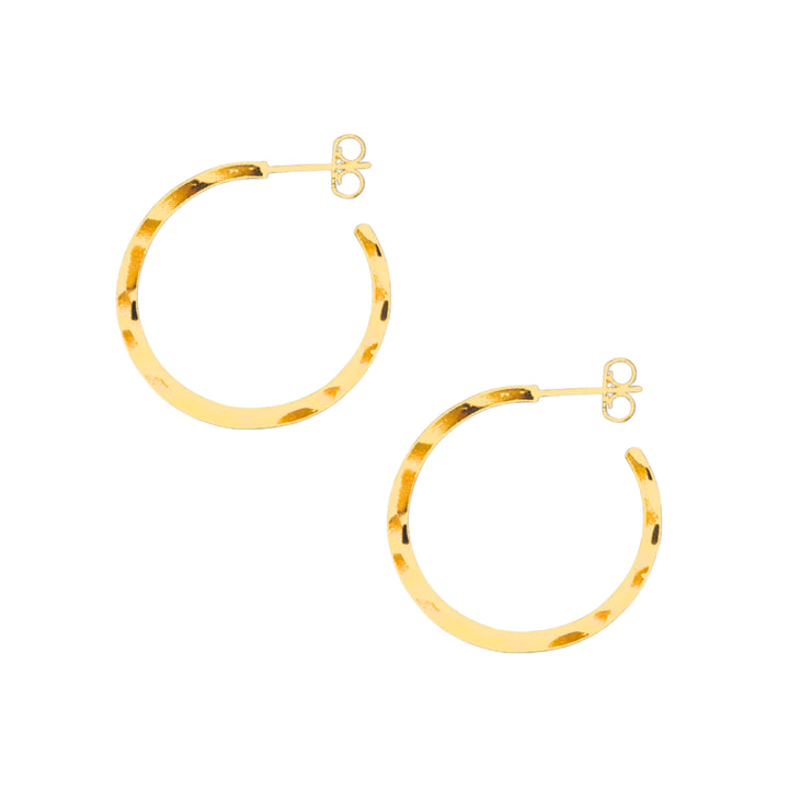 Hammered Hoops - Small