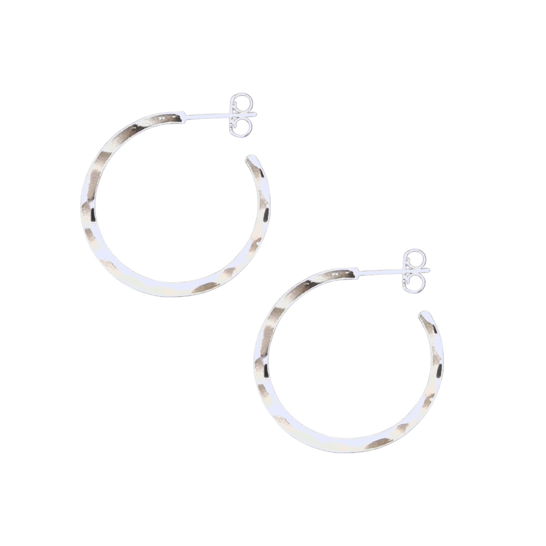 Hammered Hoops - Small