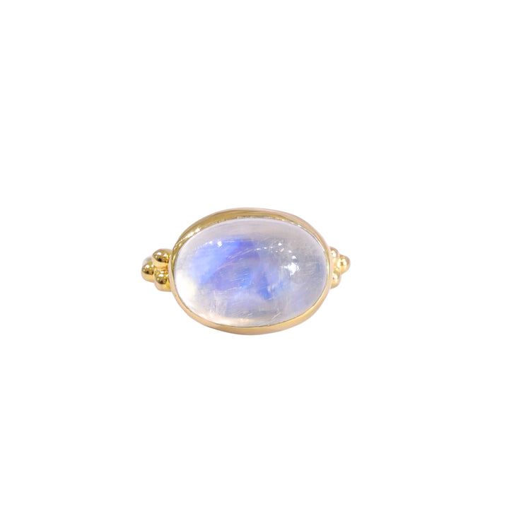 Rainbow Moonstone Capri Ring