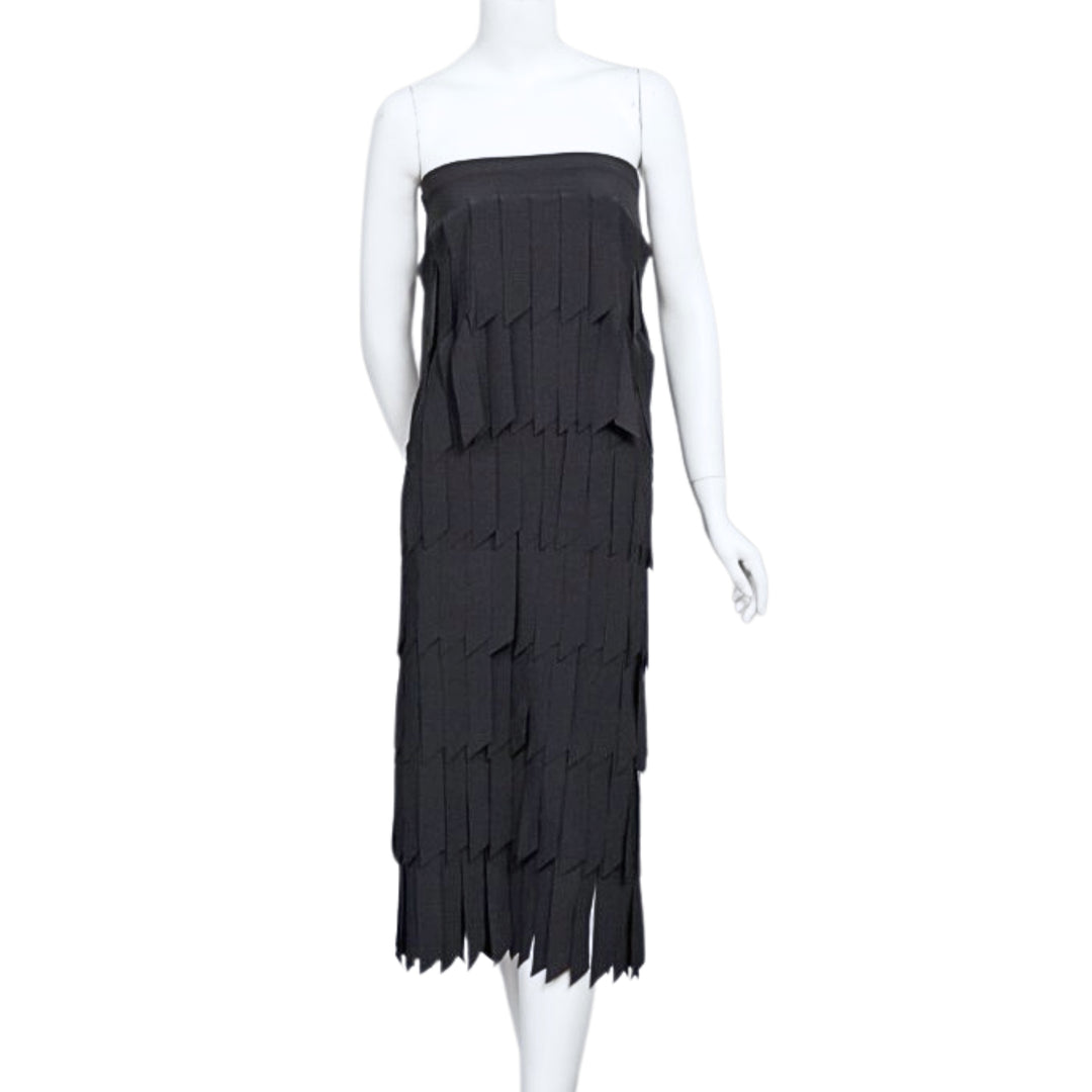 2-In-1 Knit Jersey Carwash Dress/Skirt - Black Unique Boutique 2-In-1 Knit Jersey Carwash Dress/Skirt - Black Unique Boutique