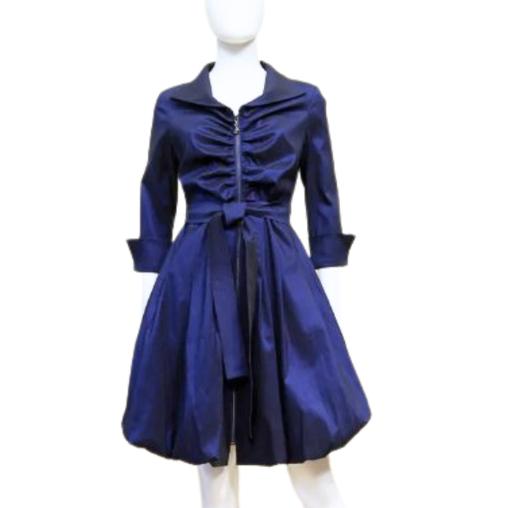 Dupionni Bubble Dress - Midnight