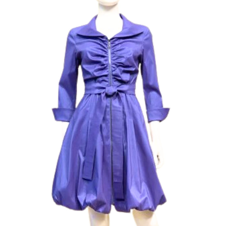 Dupionni Bubble Dress - Periwinkle