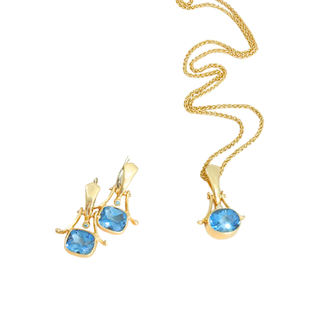 London Blue Topaz Mobilia Earrings