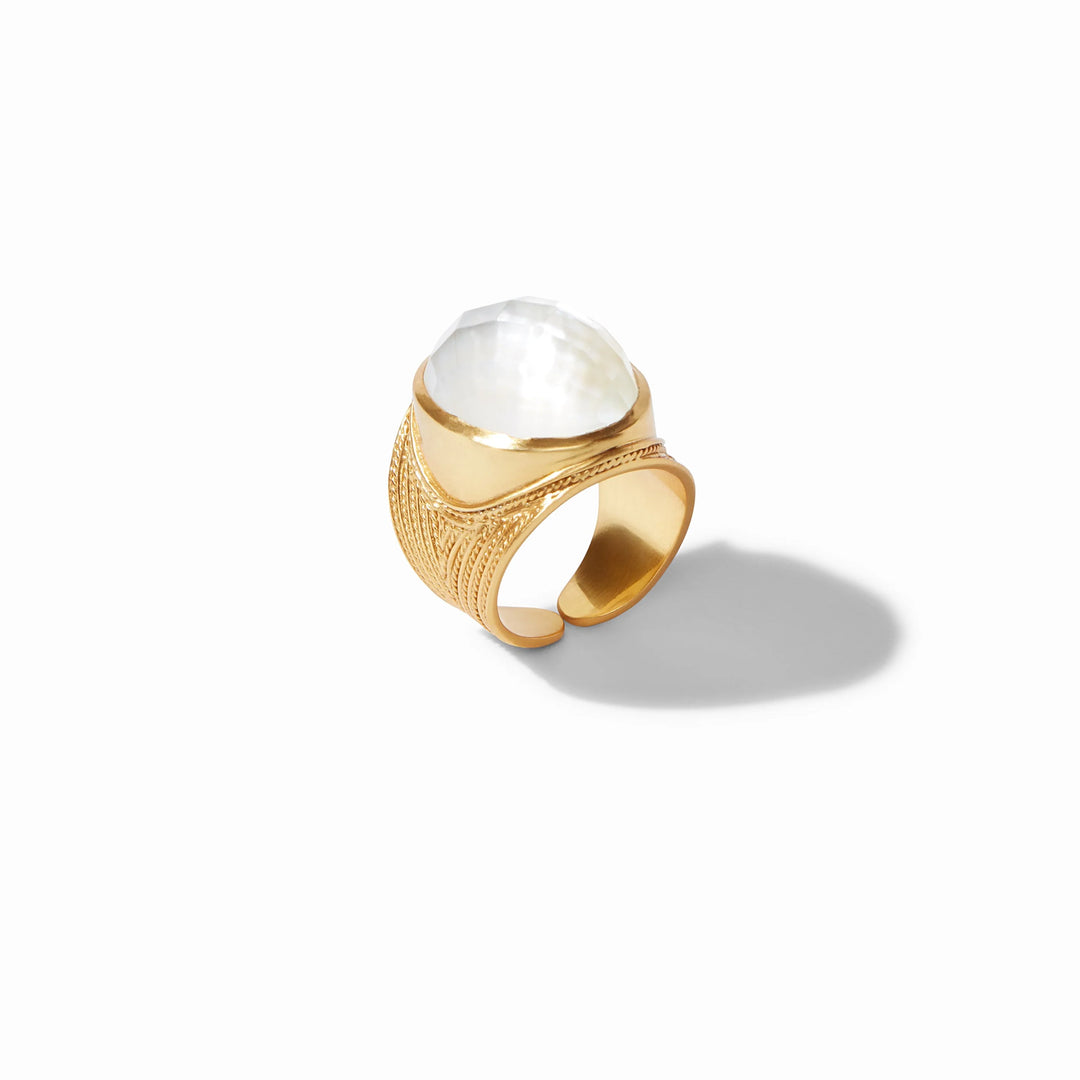 Verona Statement Ring - Iridescent Clear Crystal