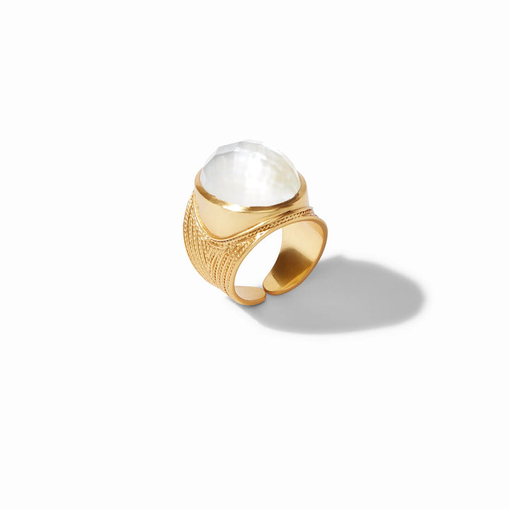 Verona Statement Ring - Iridescent Clear Crystal