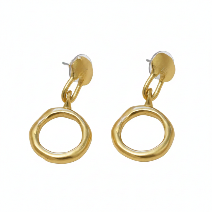 Waves In The Air Hoop Dangle