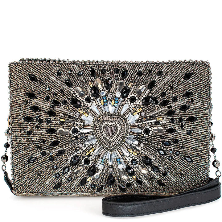 Crystal Reflection Crossbody Clutch