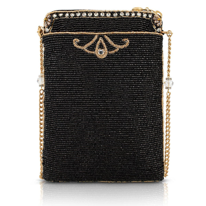Royalty Gold Crown Mini Crossbody Handbag