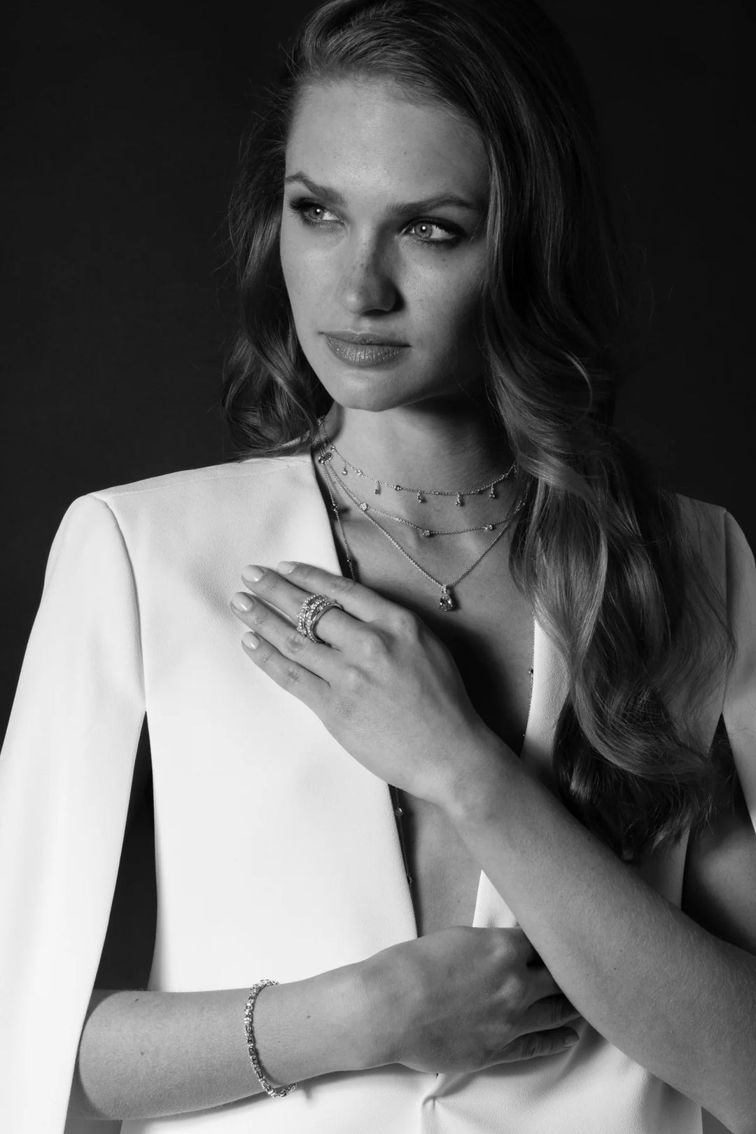 Aura Station Necklace in Gold