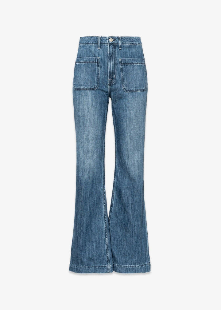 Daphine Sailor Pocket Mid Rise Wide Leg